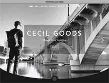 Tablet Screenshot of cecilgoods.com